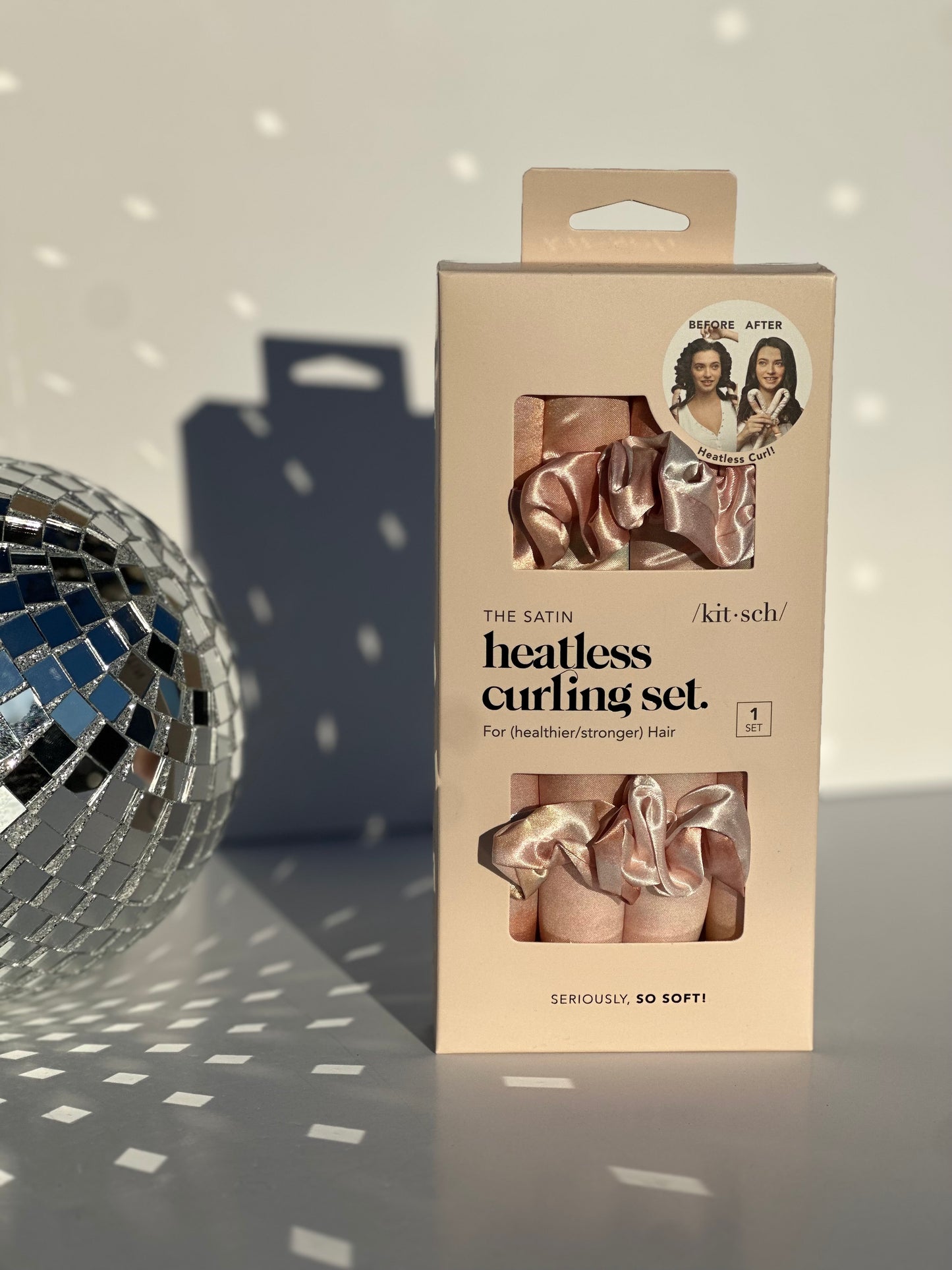 Satin Heatless Curling Set