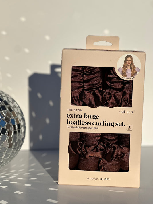 XL Satin Heatless Curling Set
