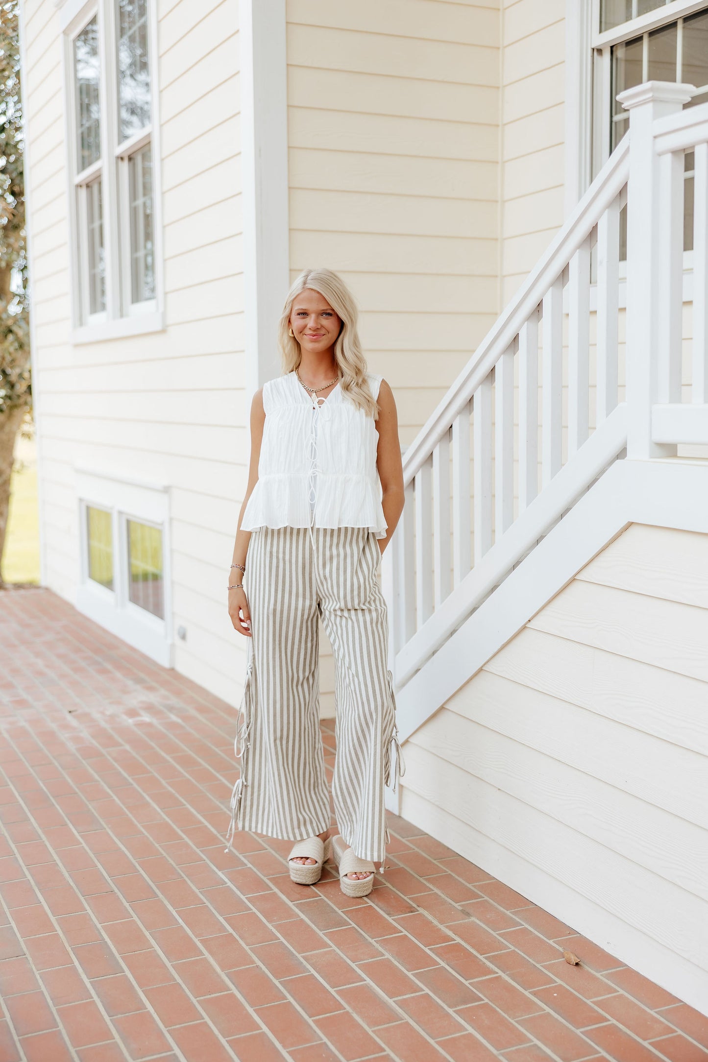 Amanda Striped Pants