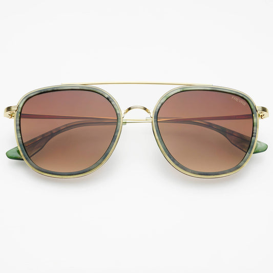Weston Acetate Round Unisex Sunglasses