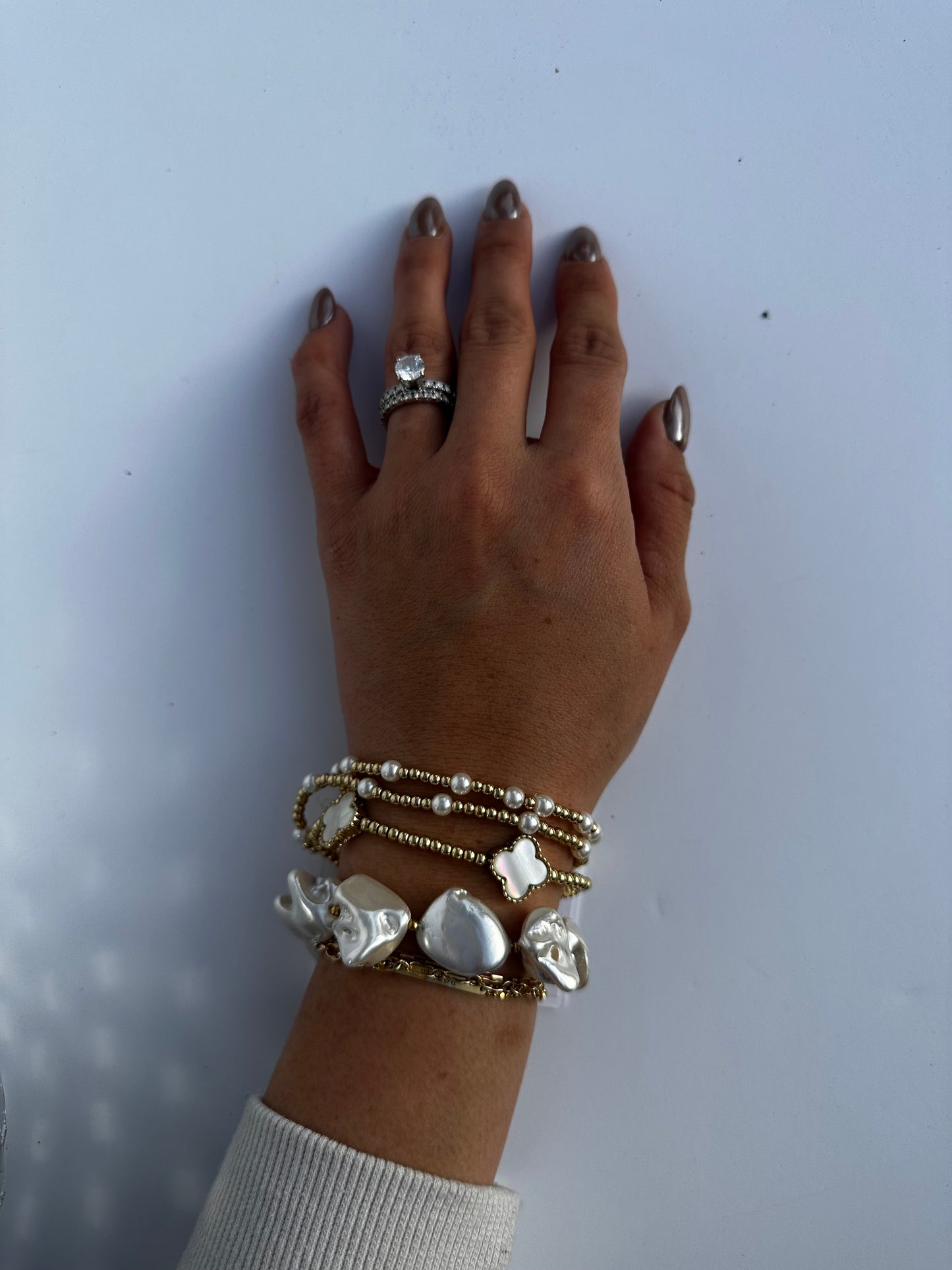 Pearl & Clover bracelets