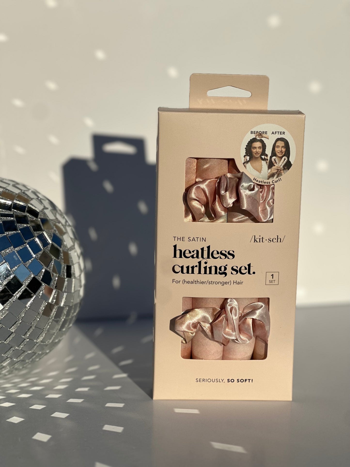 Satin Heatless Curling Set