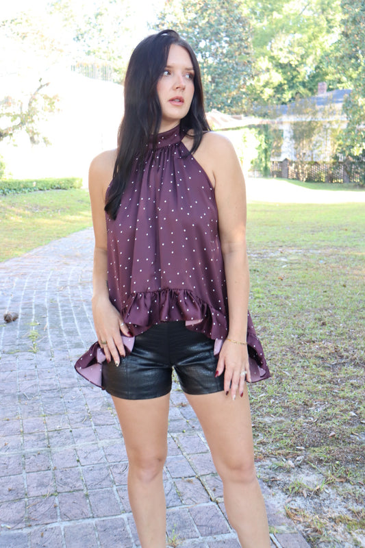 Estelle Leather Shorts