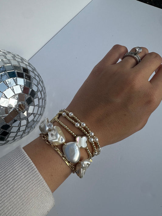 Pearl & Clover bracelets