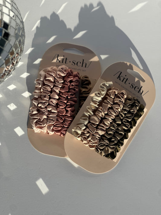 Petite Satin Scrunchies