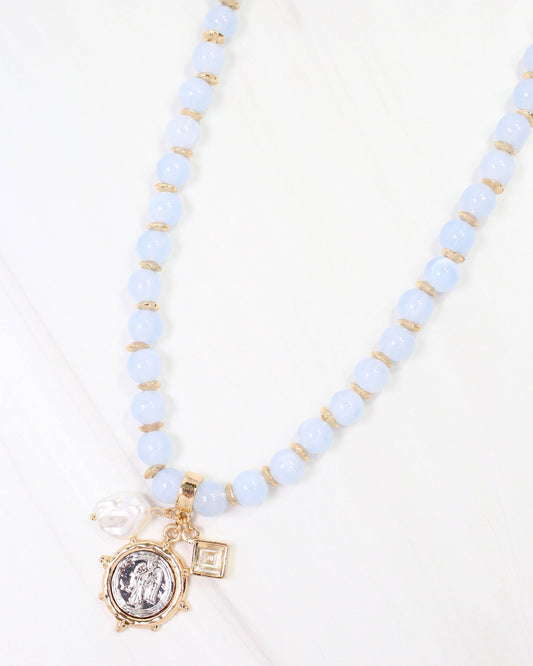Lilliana Coin Charm Necklace