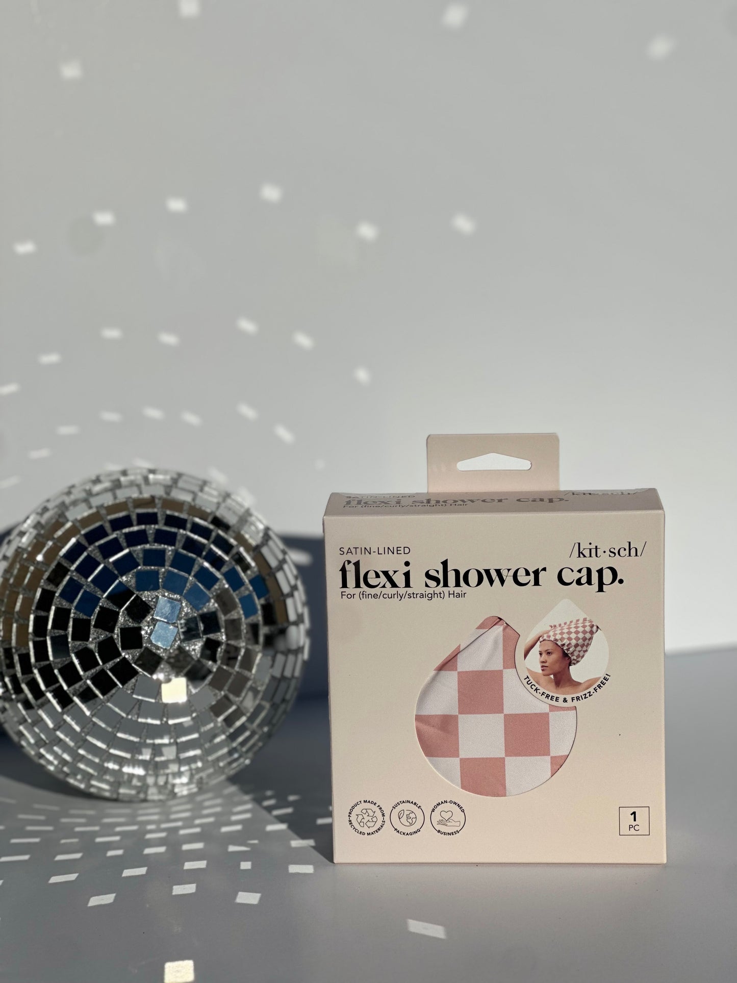 Satin Lined Shower Cap