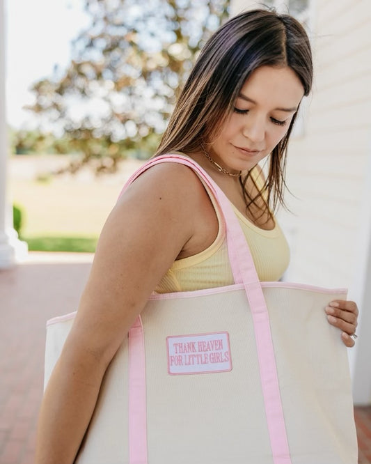 Thank heaven for little girls tote