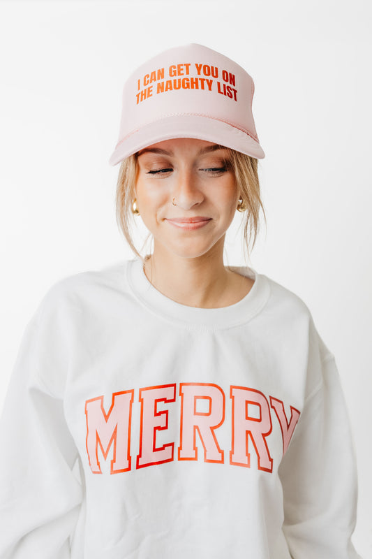 naughty list hat