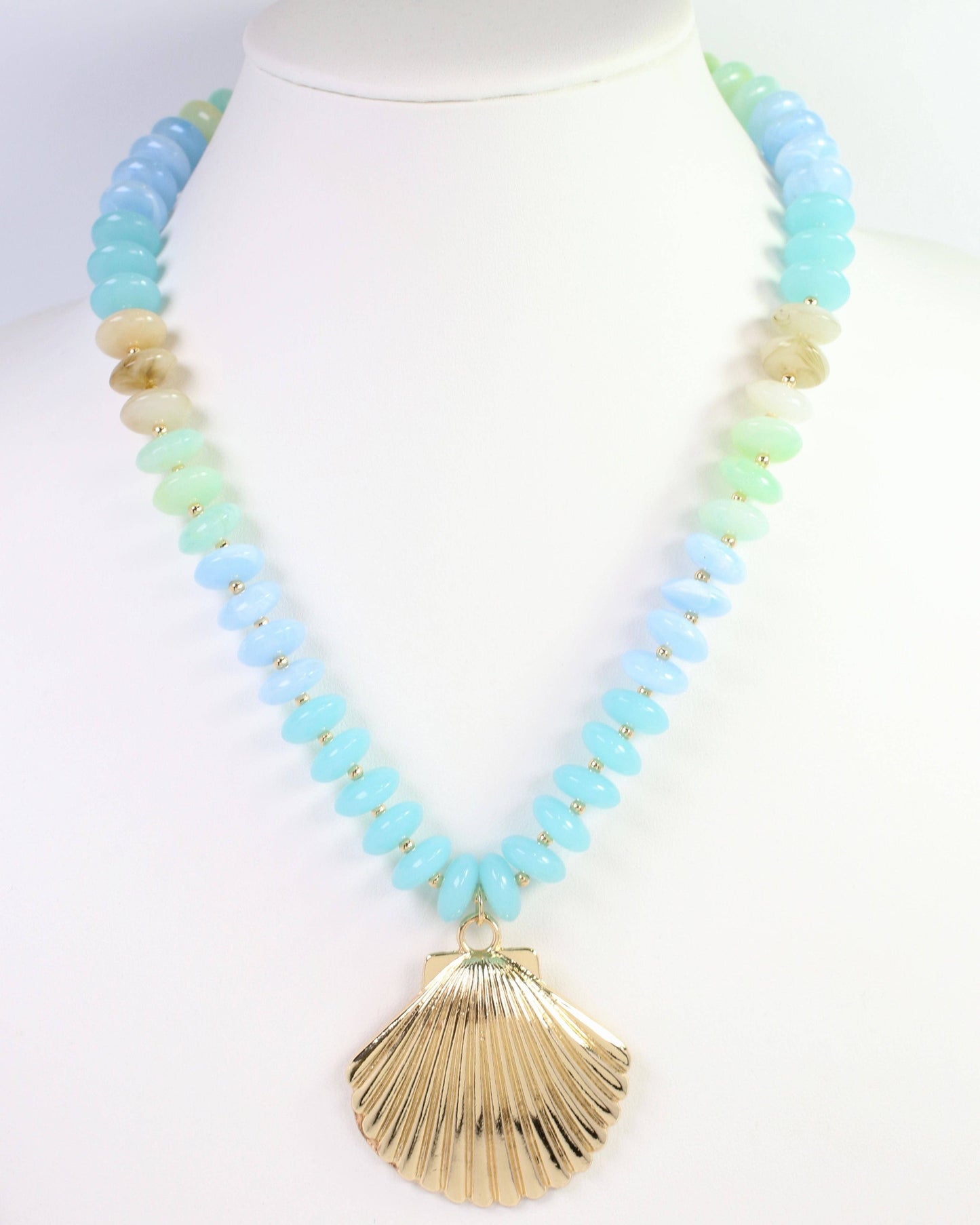Scally Shell Beaded Necklace