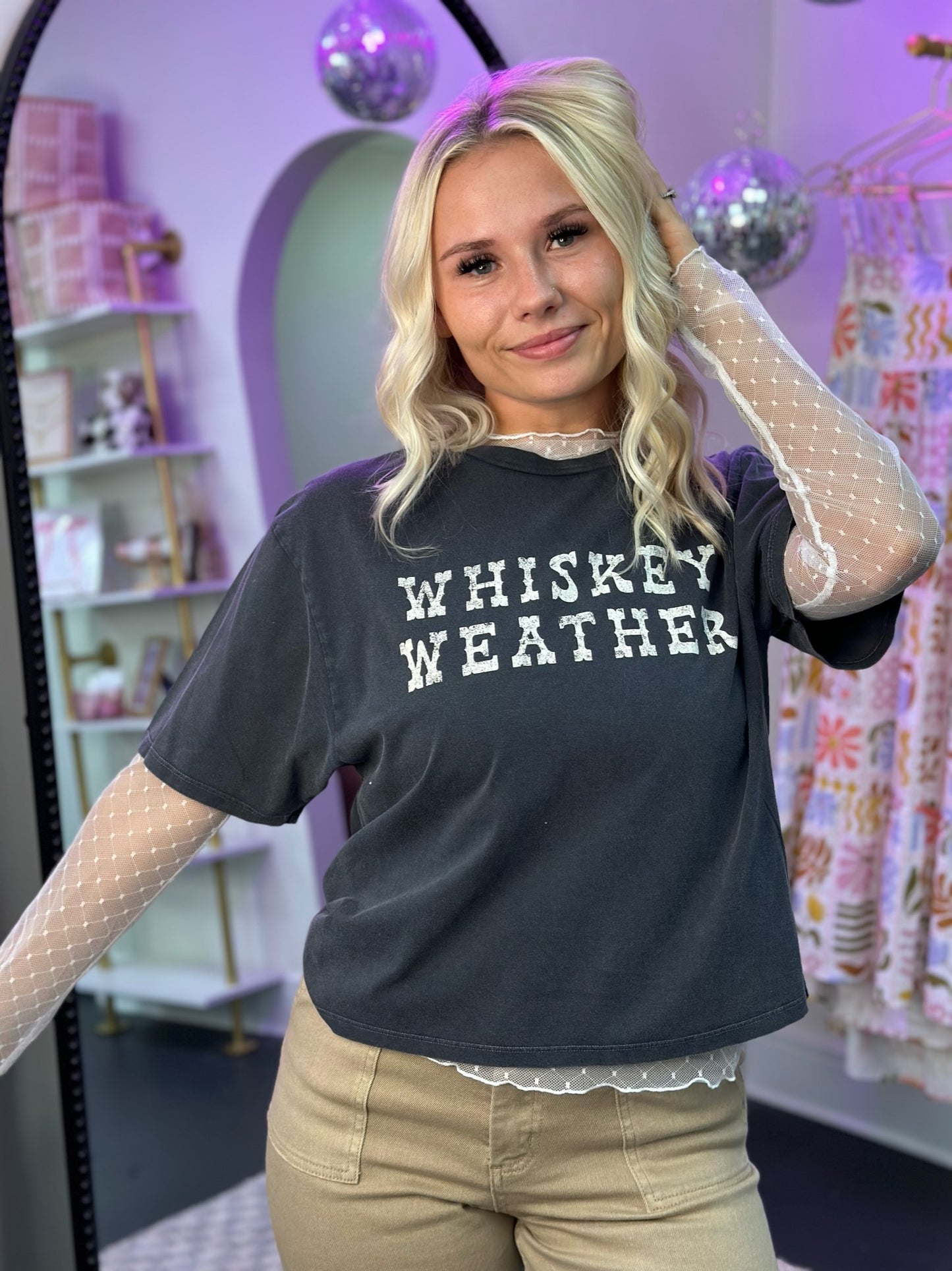 Whiskey weather top