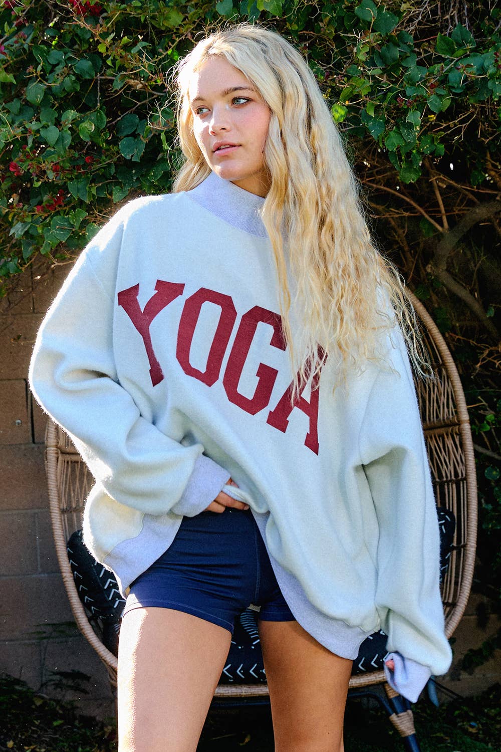 PILATES Reversible Mockneck