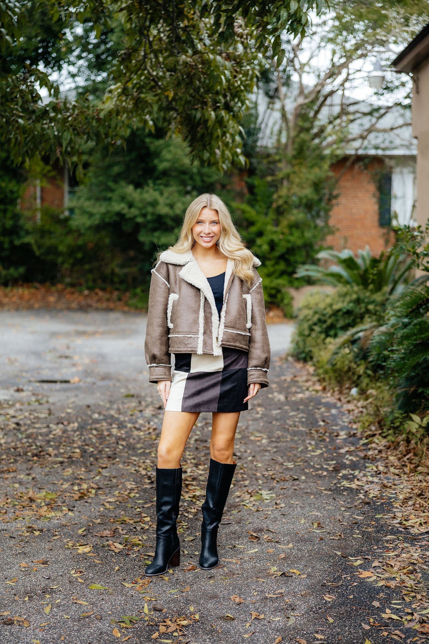 Autumn mini skirt
