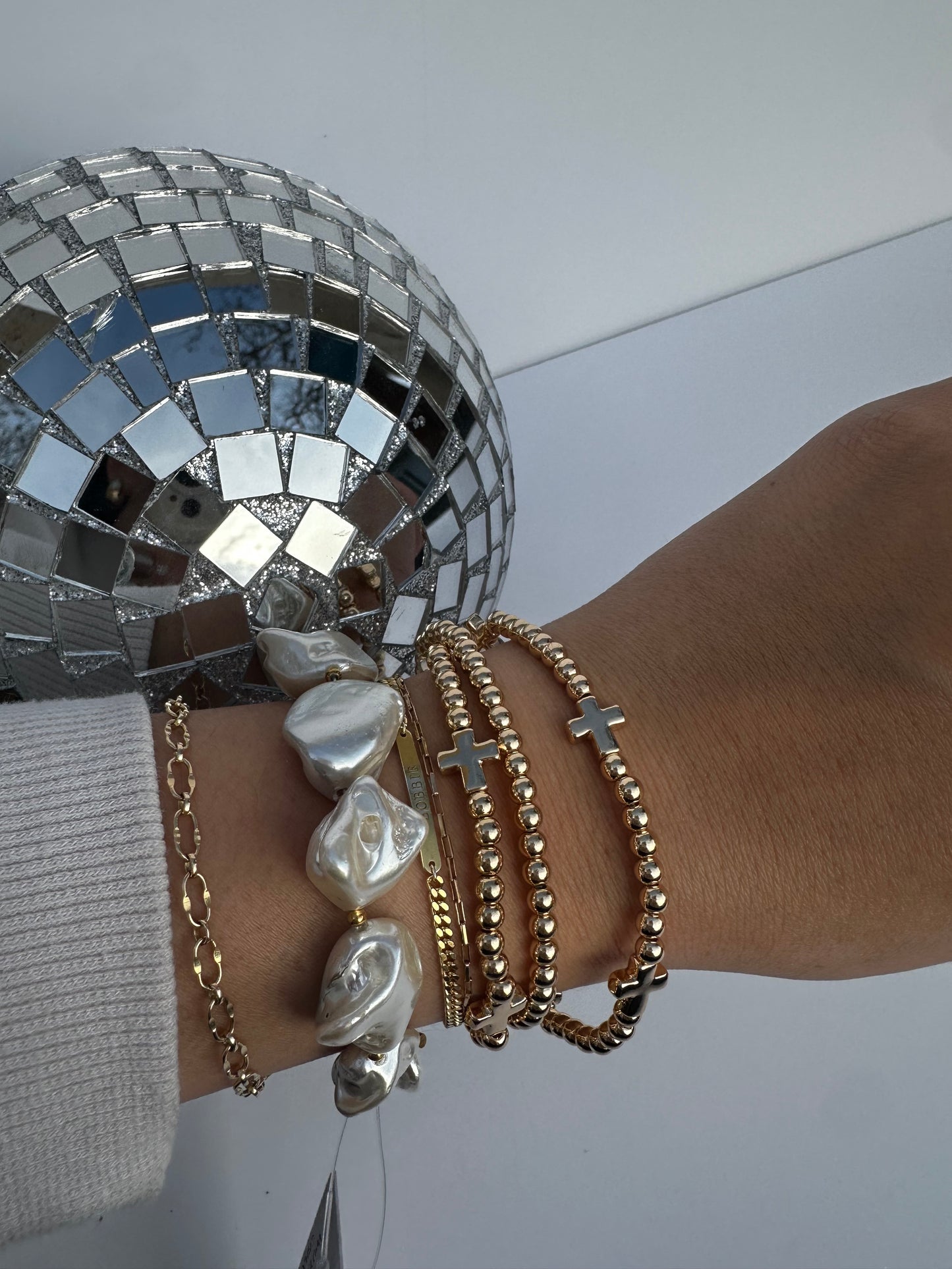 Chunky pearl bracelet