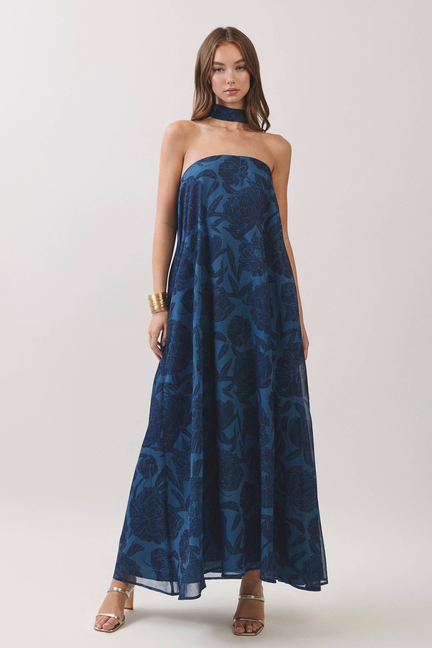 Lorelei Scarf Maxi Dress