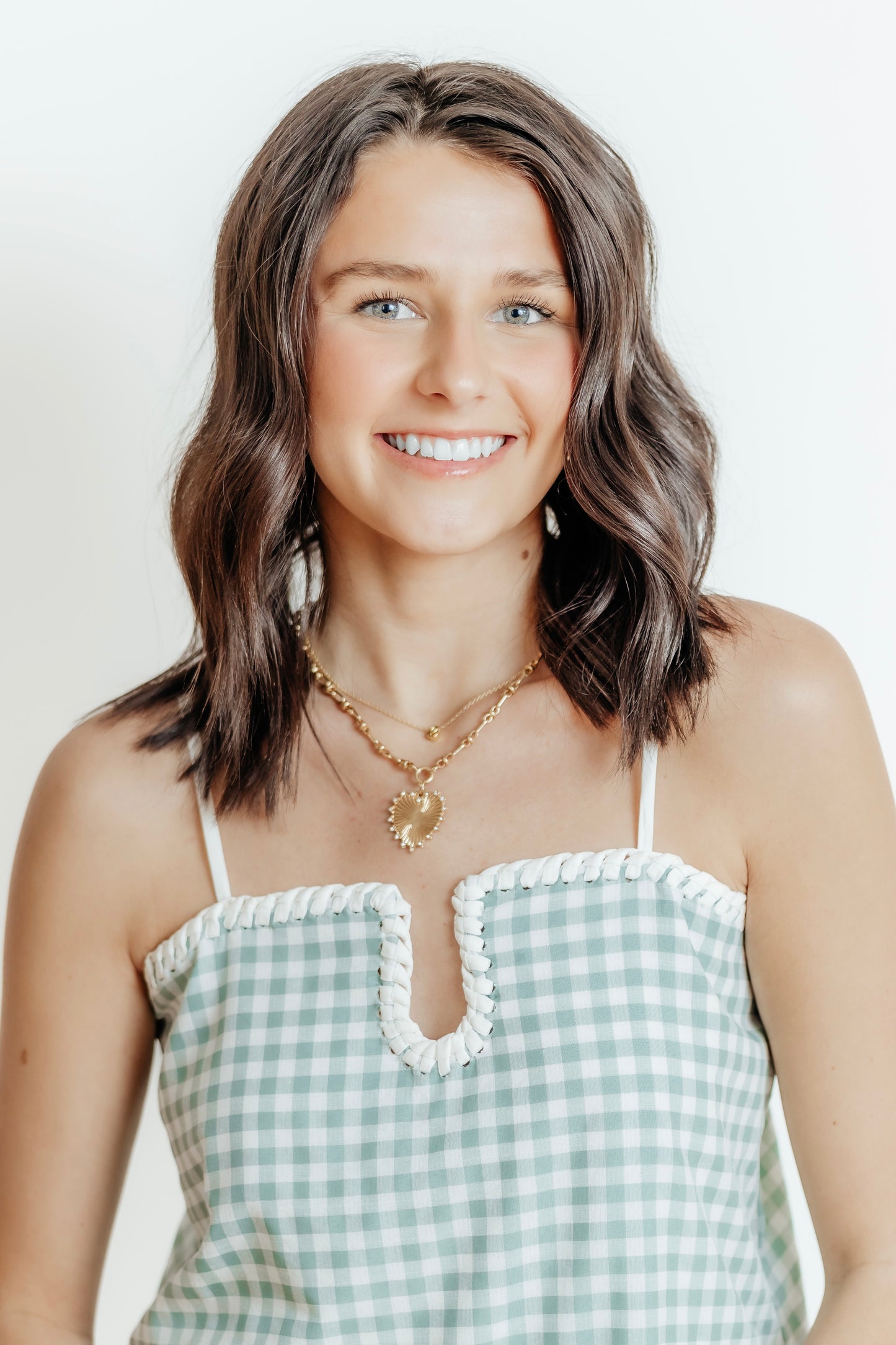 Heart charm necklace