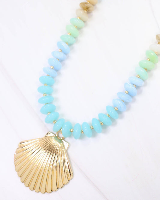 Scally Shell Beaded Necklace