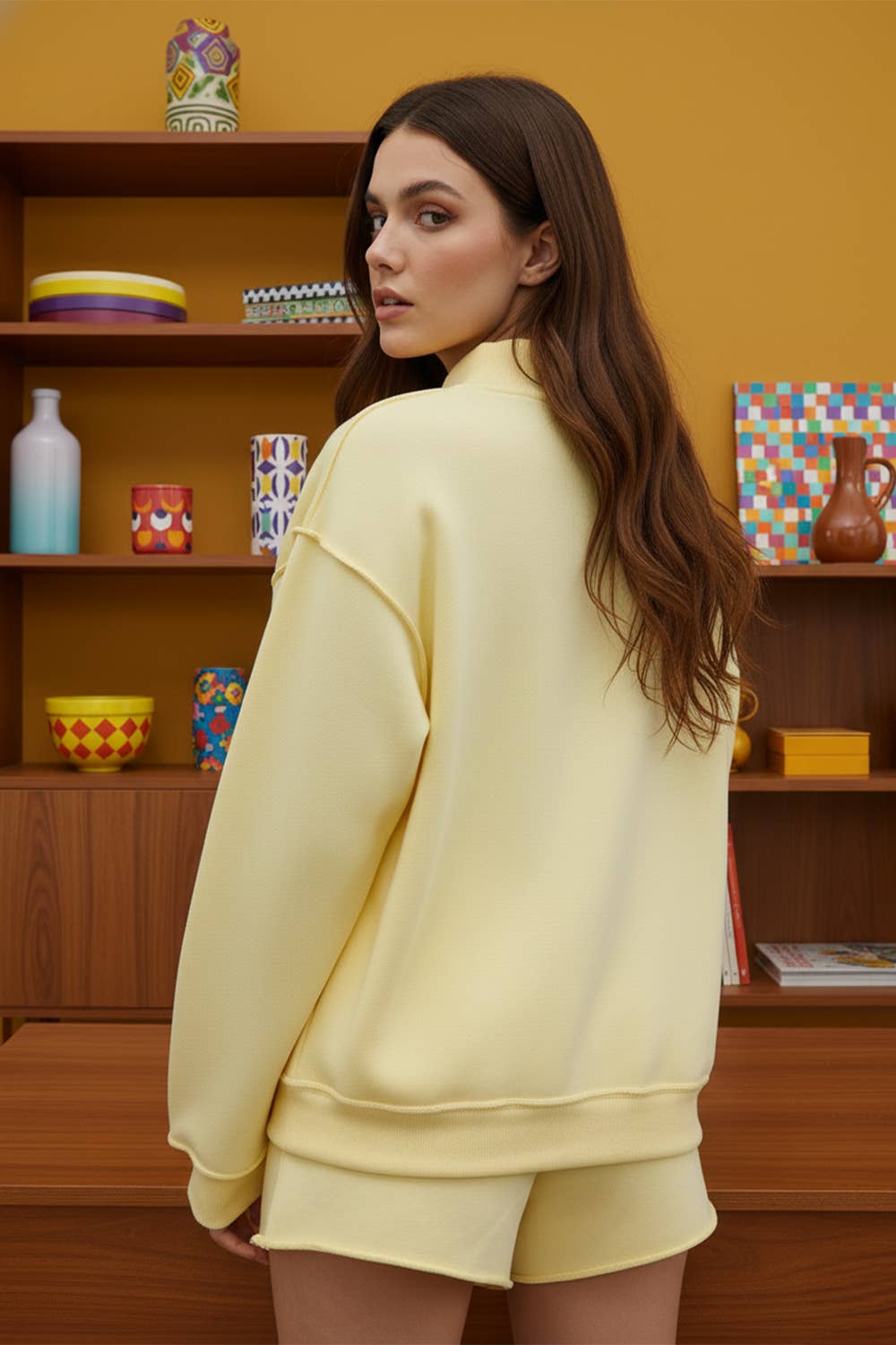 MOTHER Mock Neck