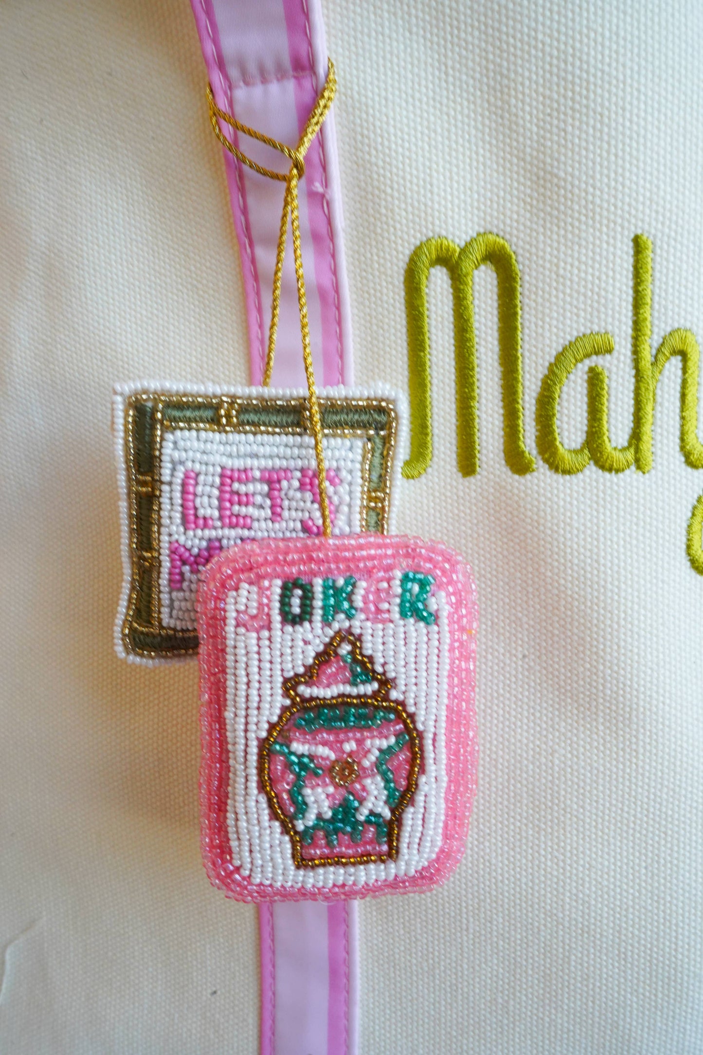 Hobbies Beaded Bag Charms