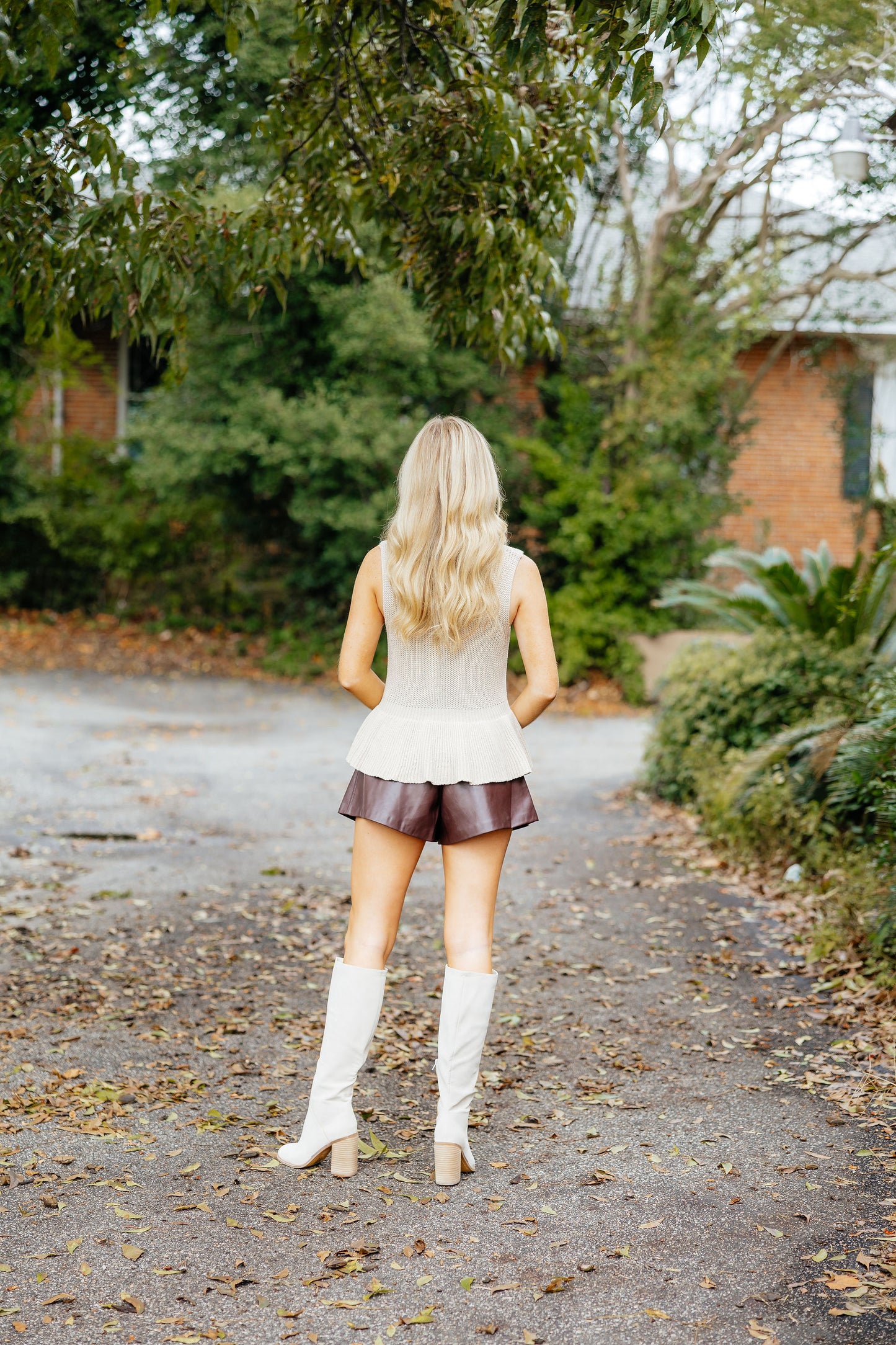 Lindsey leather short