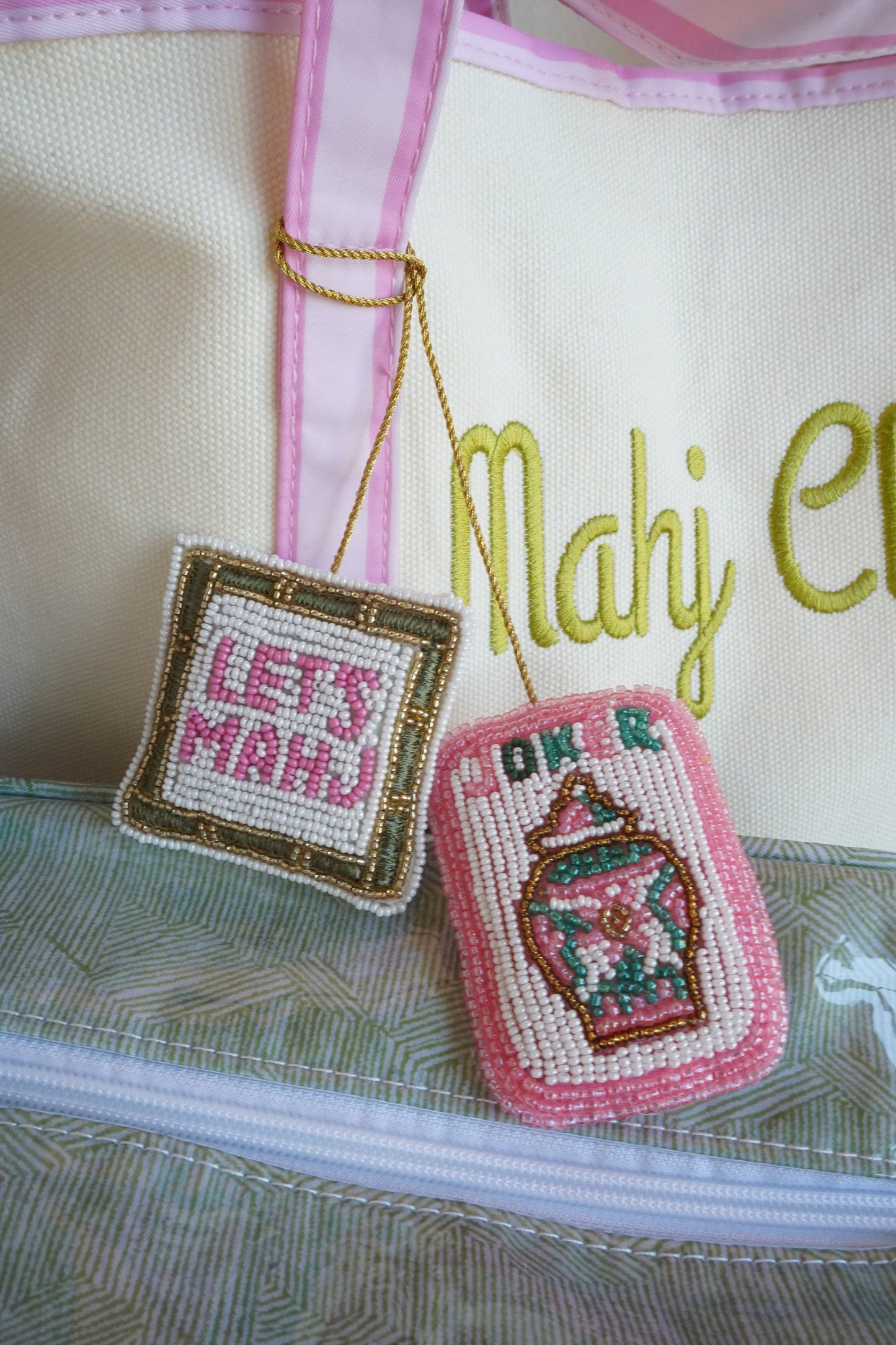 Hobbies Beaded Bag Charms