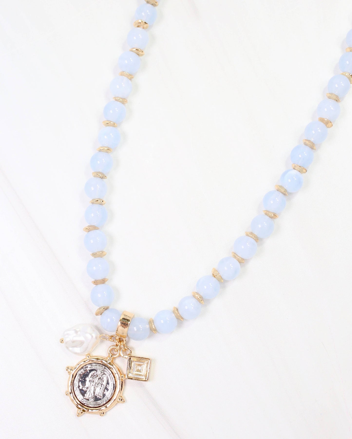 Lilliana Coin Charm Necklace