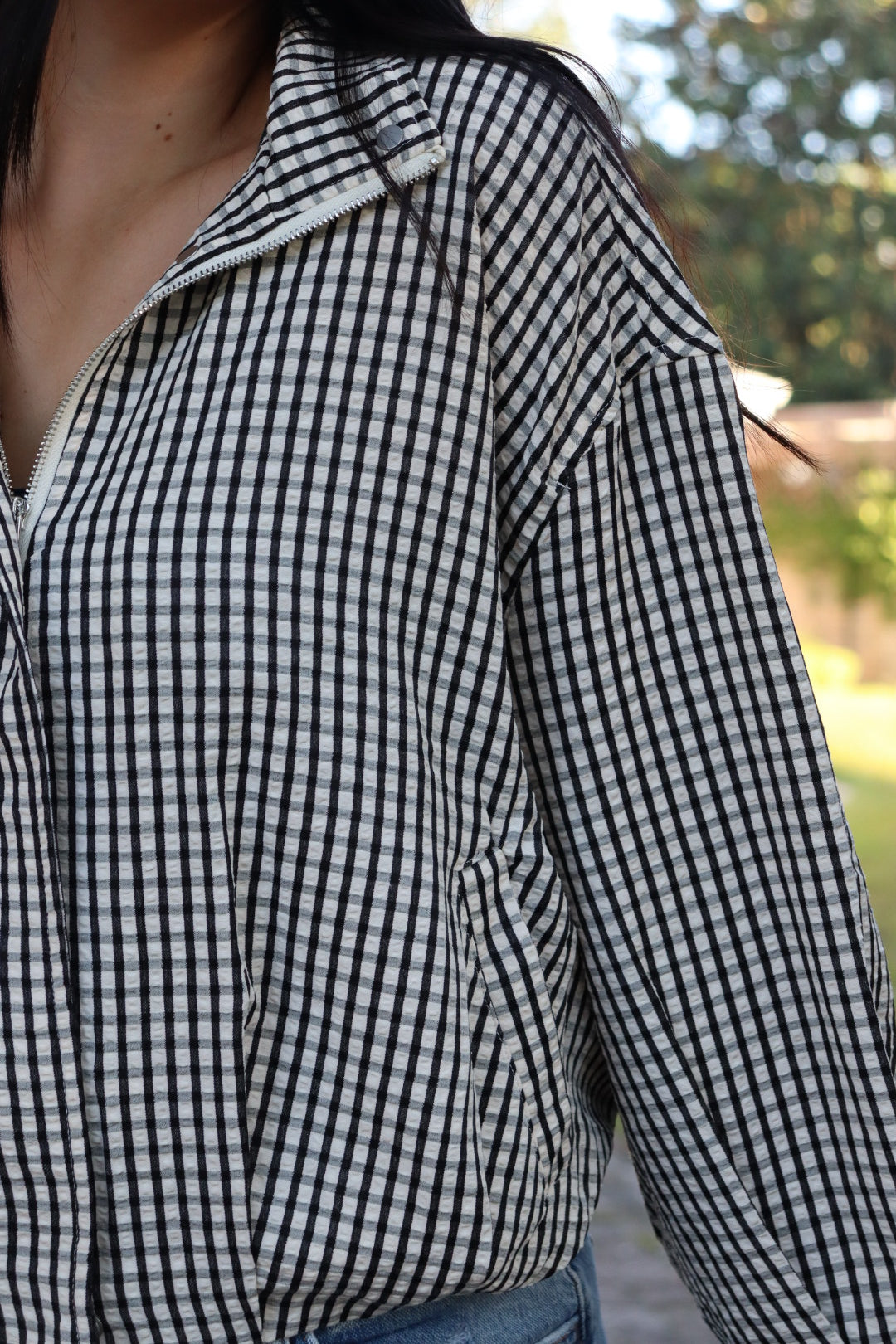 Addie Gingham Jacket