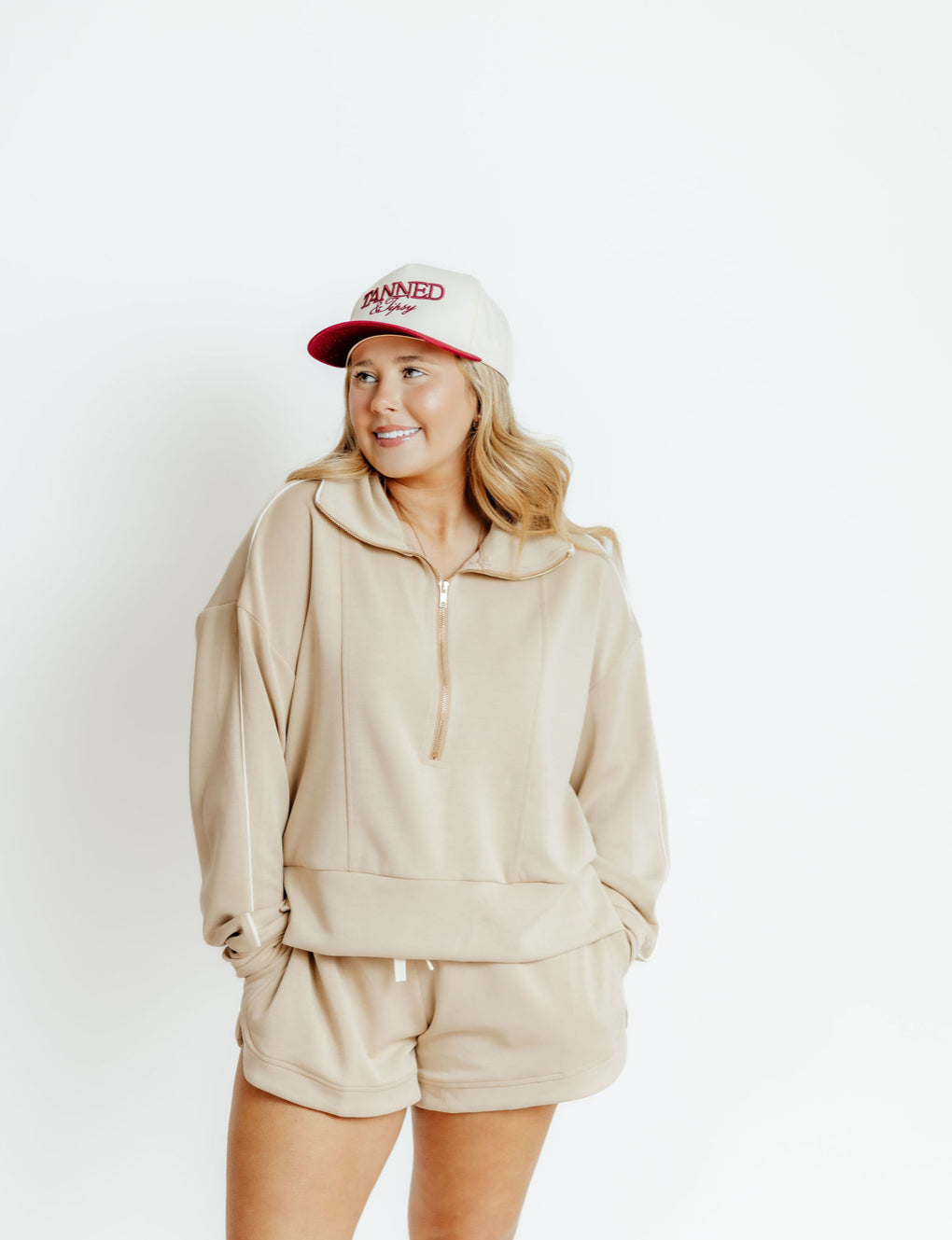 Hazel quarter zip