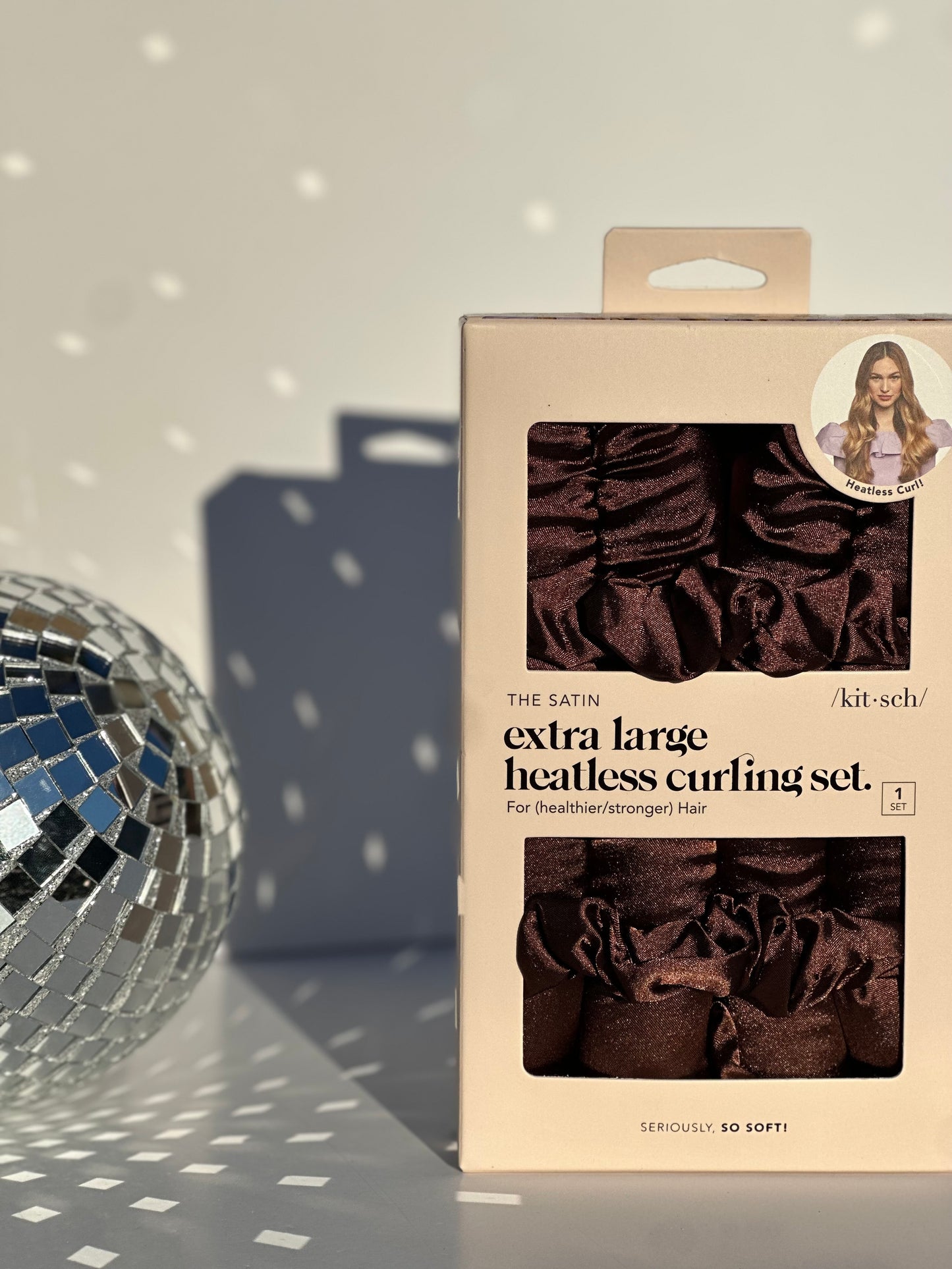 XL Satin Heatless Curling Set