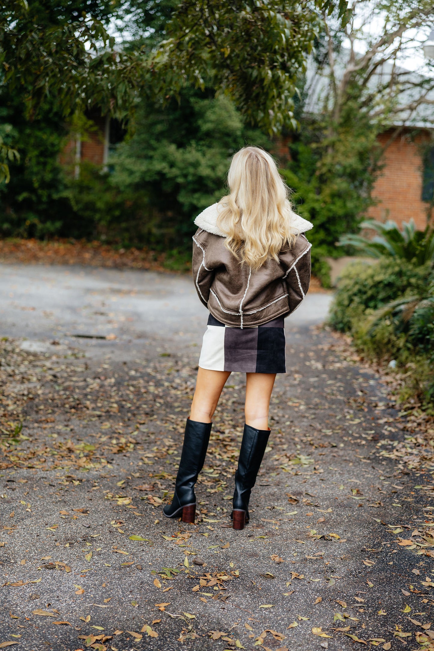 Autumn mini skirt