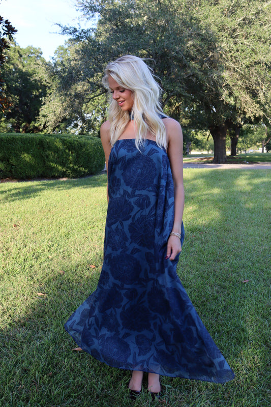 Lorelei Scarf Maxi Dress