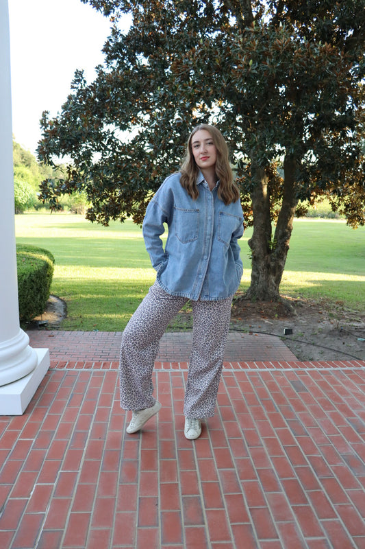 Roxie Leopard Sweatpant