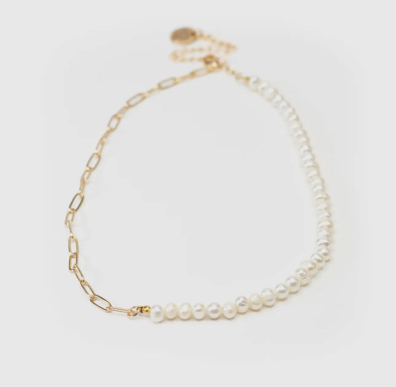 Pearl & Chain Necklace