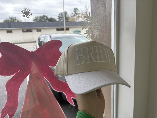 Bride trucker hat