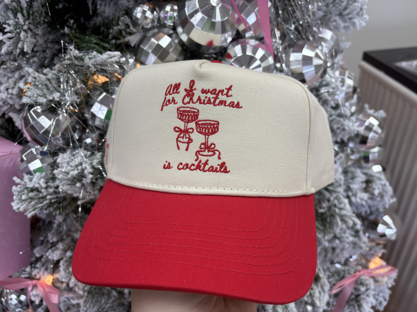 All I want for Christmas is cocktails hat