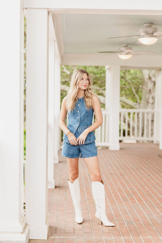 LESLI Denim shorts