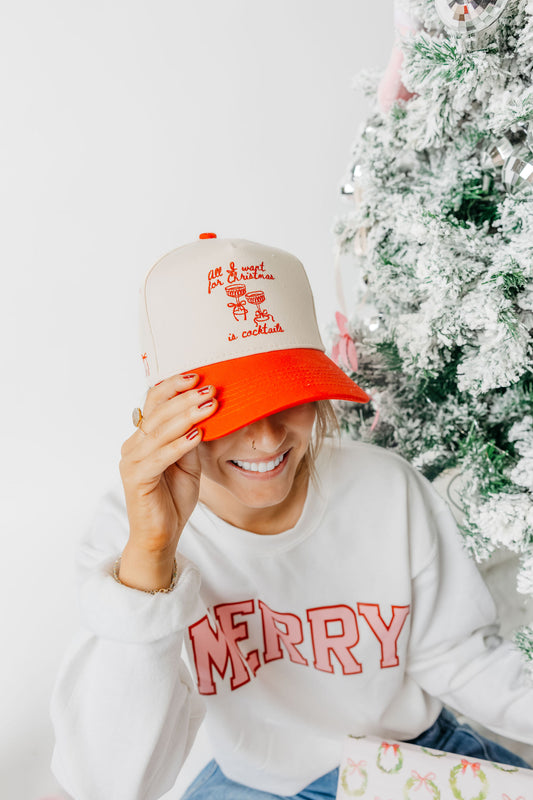 All I want for Christmas is cocktails hat