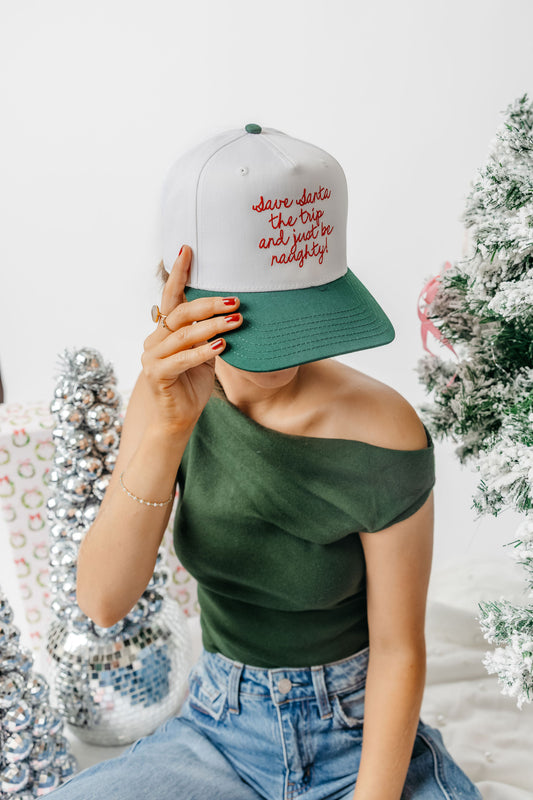 naughty list hat
