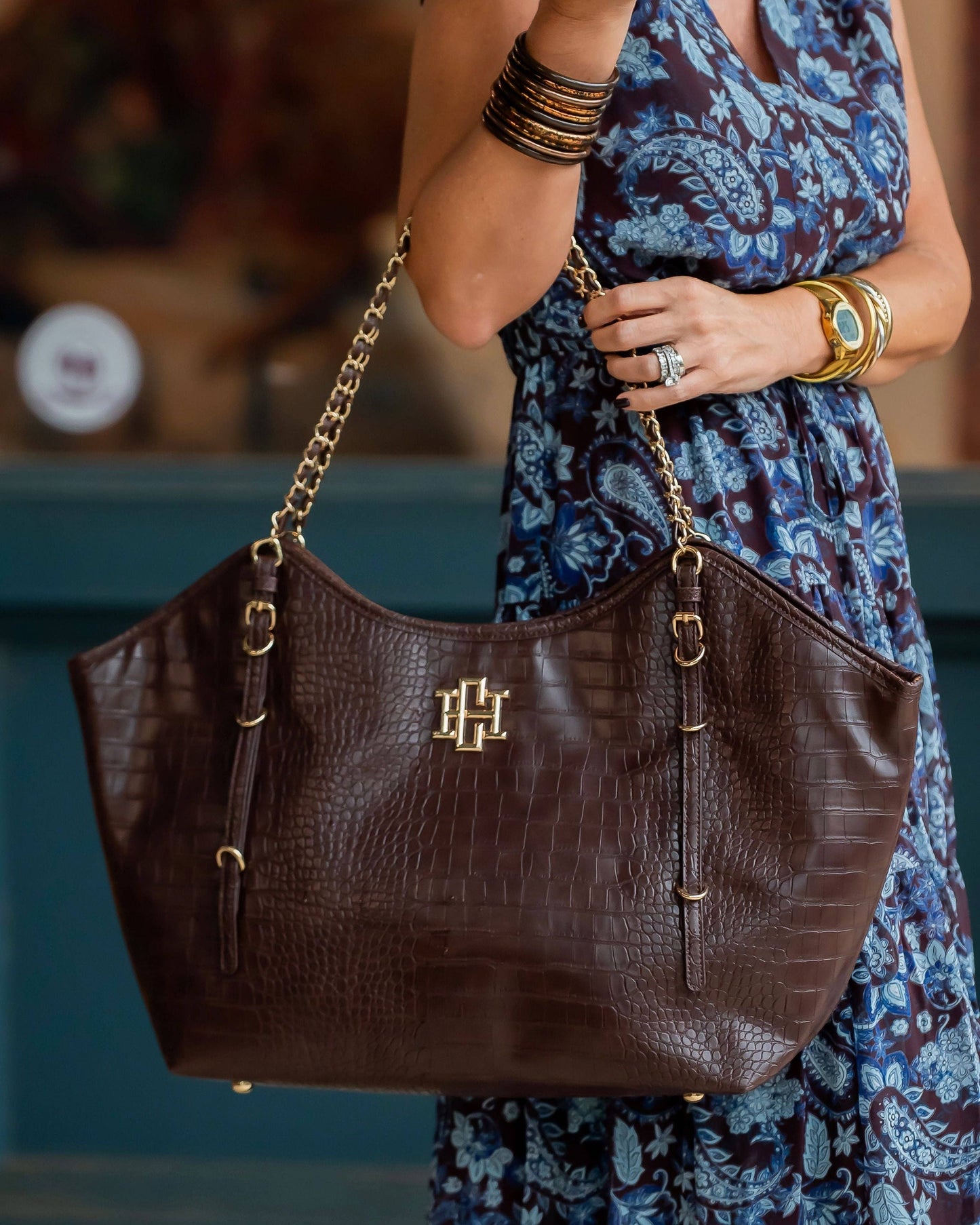 Harlow Tote Chocolate