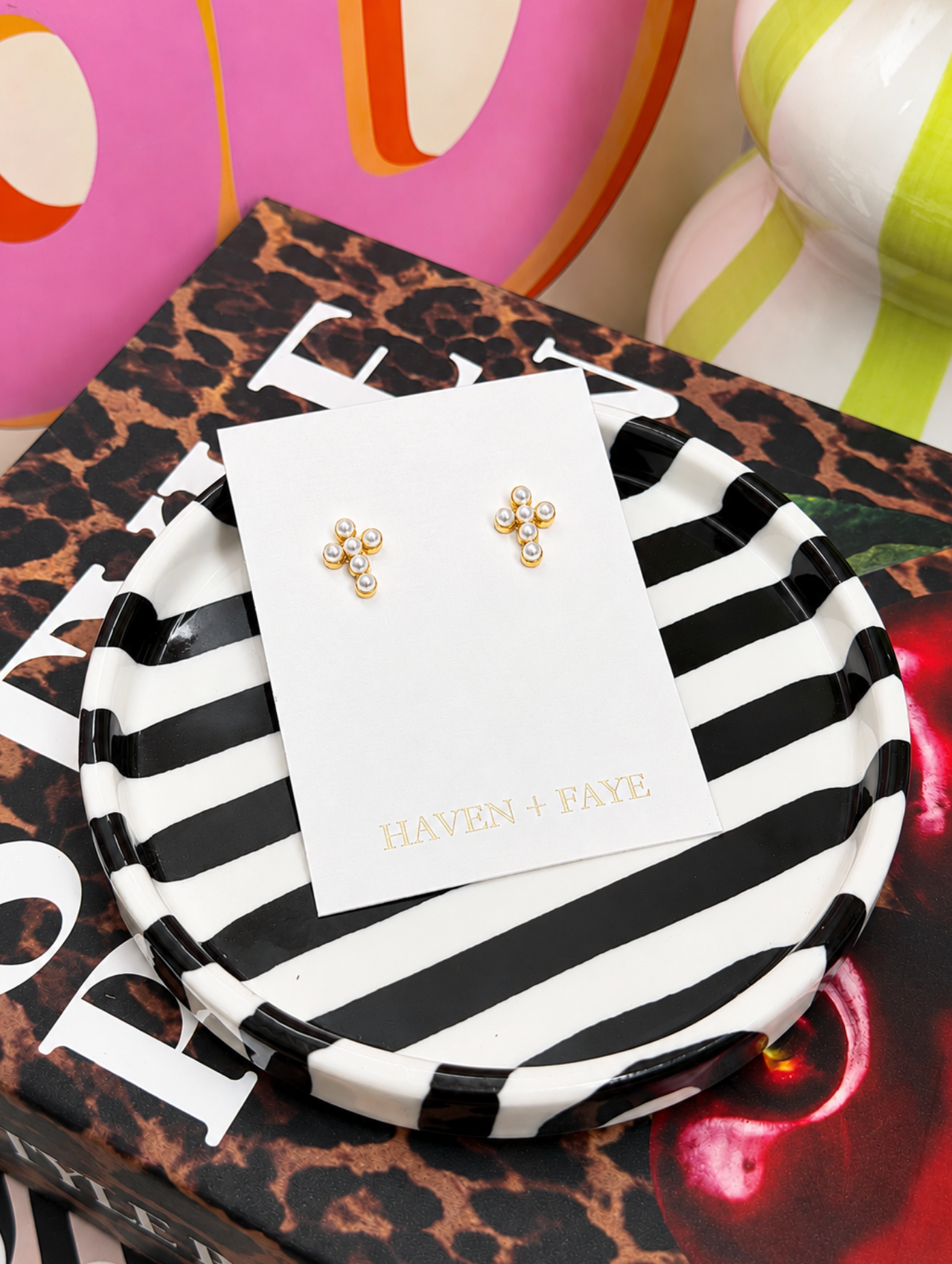 Faith Cross Earrings