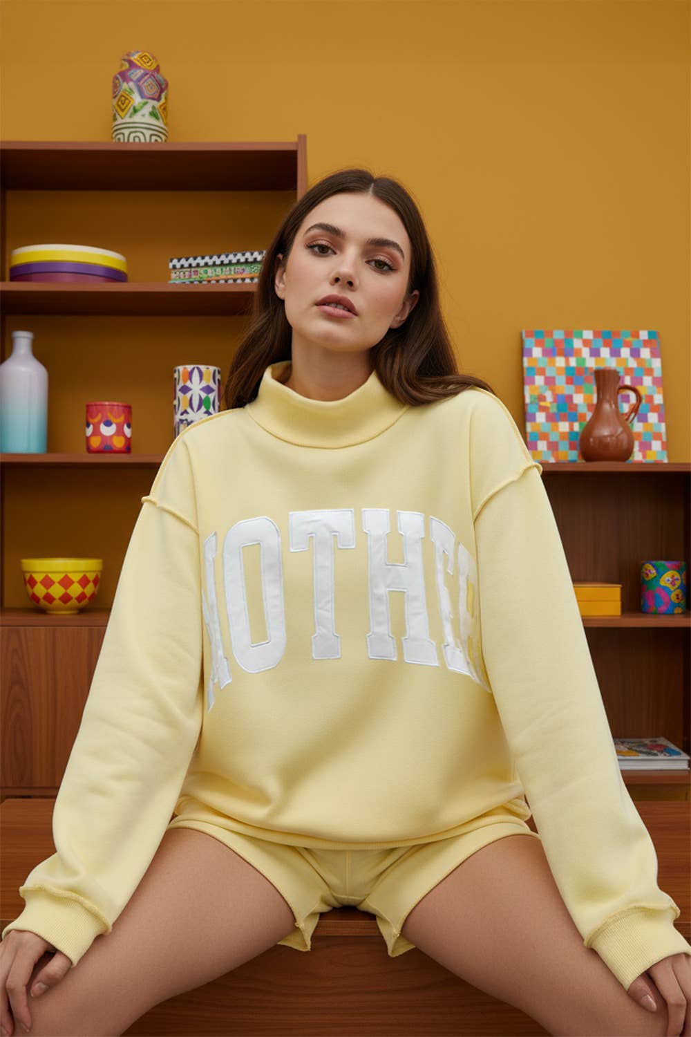MOTHER Mock Neck