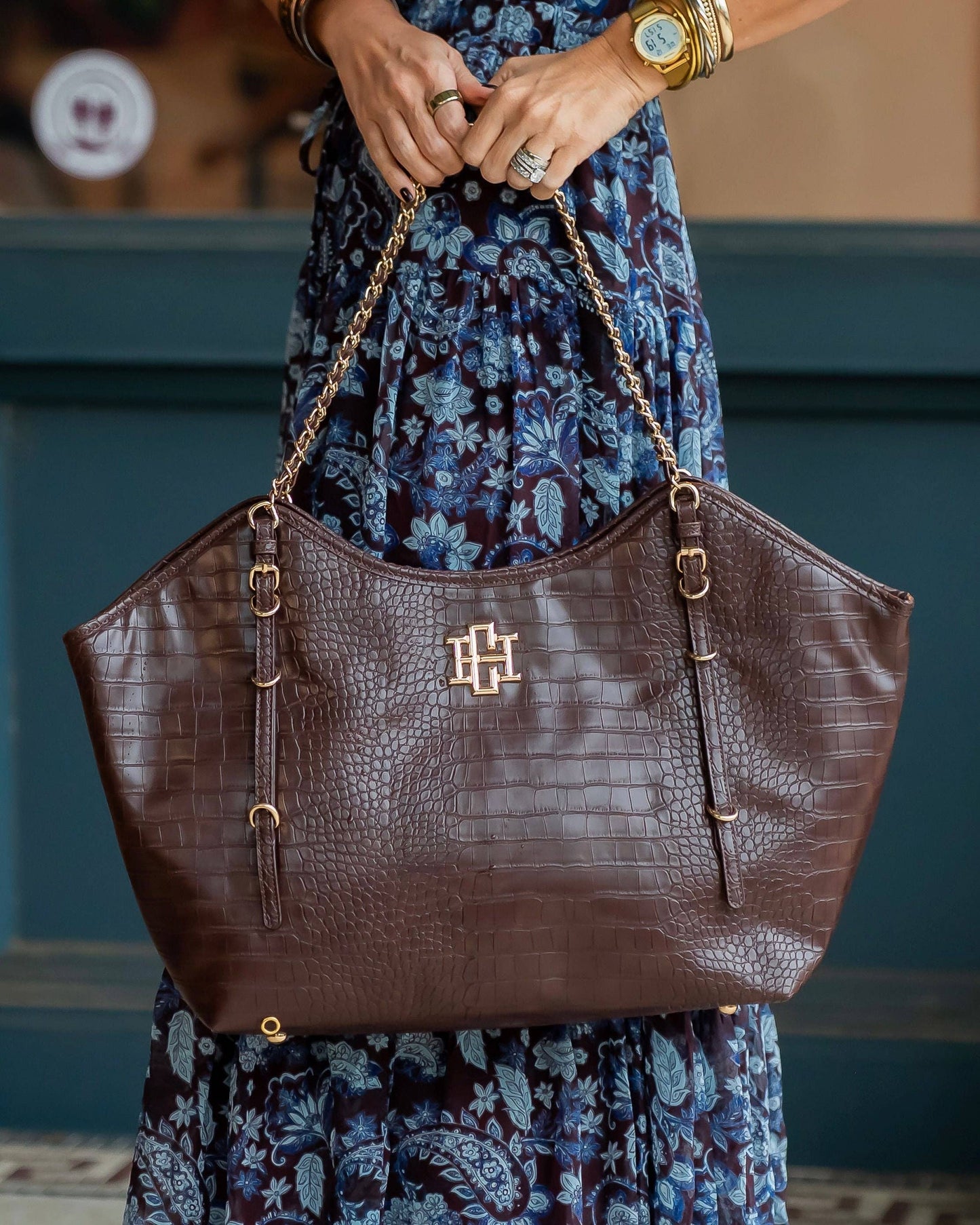 Harlow Tote Chocolate
